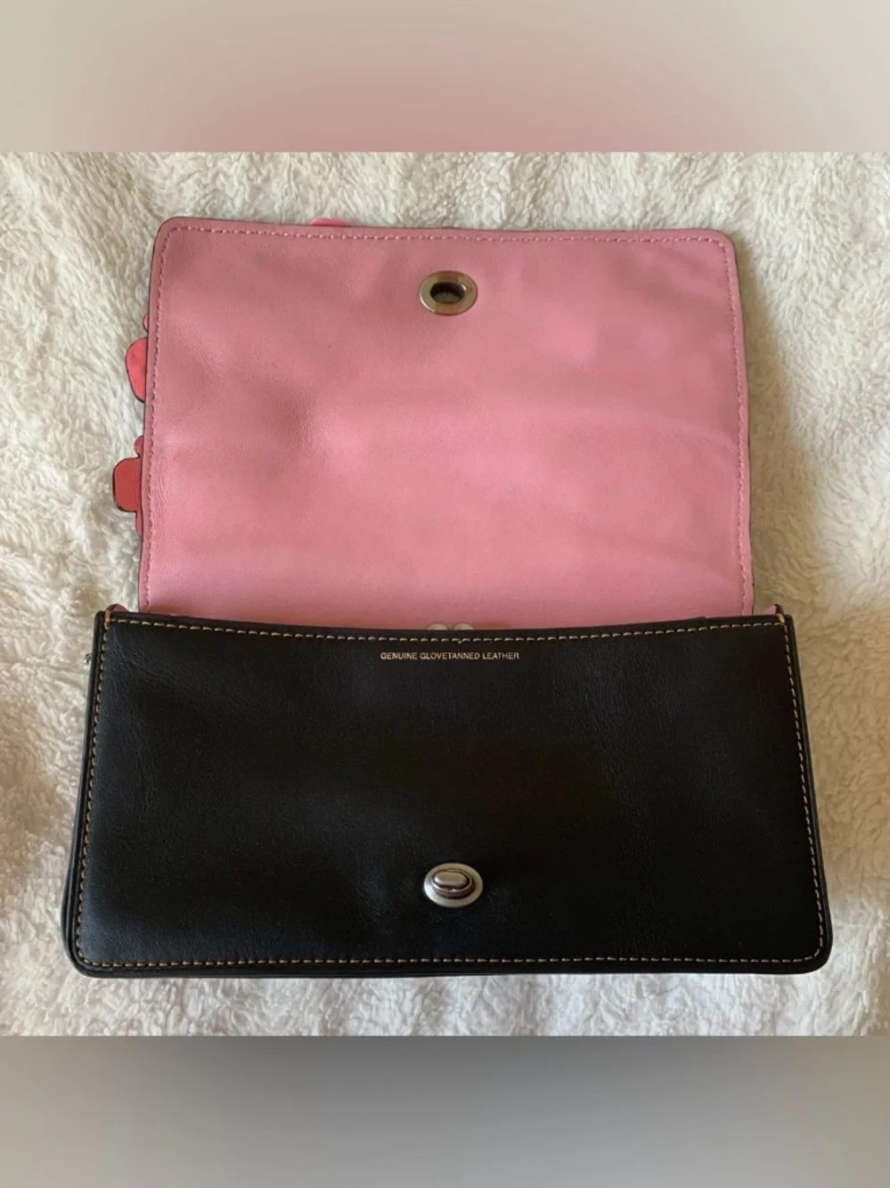 RARE Coach 1941 Double Dinky Tea Rose Purse